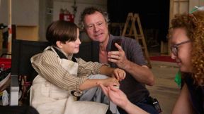 Norbert Lechner bei den Dreharbeiten zu "Das geheime Stockwerk"