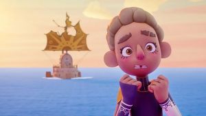 Filmbild aus "Aisha und das verlorene Buch"