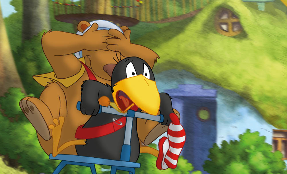 Filmbild aus Der kleine Rabe Socke